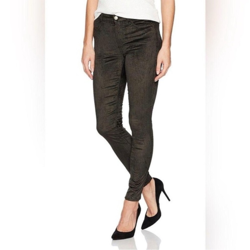 7 For All Mankind Women's Ankle Gwenevere Skinny Jeans Size 32 Evergreen Velvet